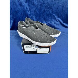 BERNIE MEV Tiffani Shoes Black STARS EUC WHITE SOLE EU 40 0788